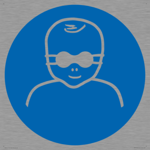 Mandatory: Protect infants eyes with opaque eye protection